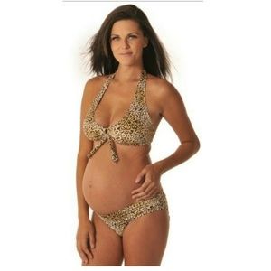 Prego Maternity Bikini Swimsuit 2pc M NWT NEW